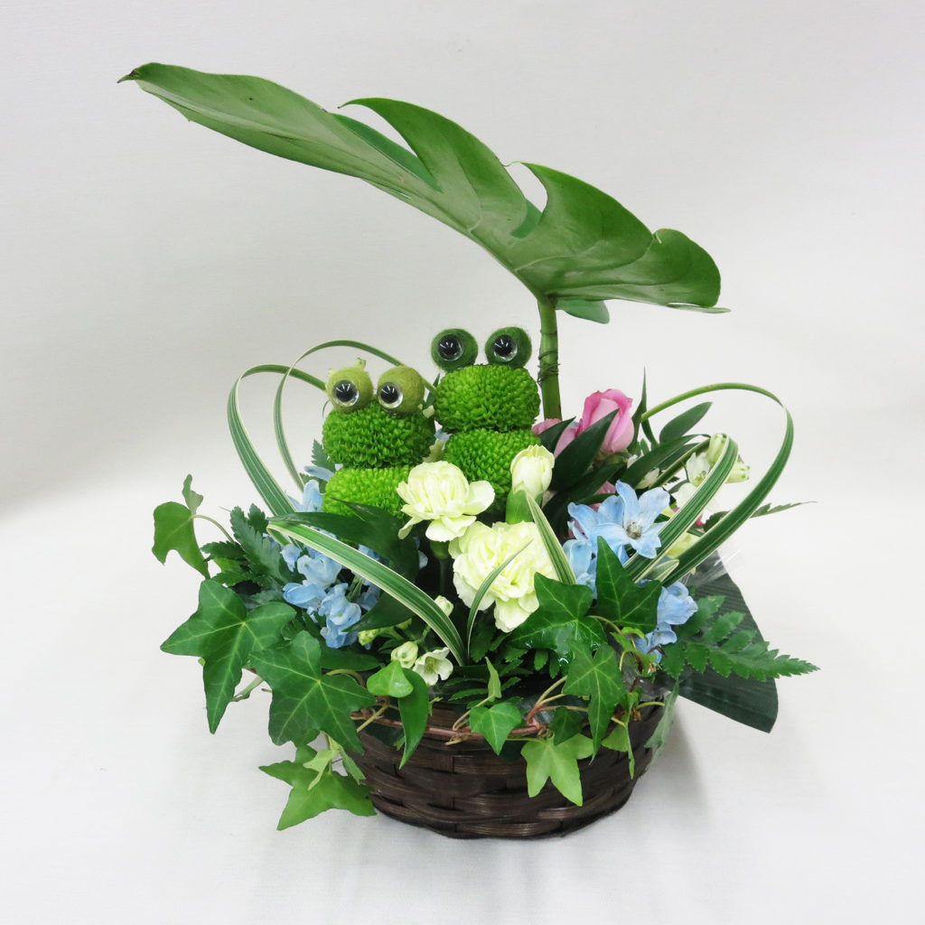 カエルアレンジメント