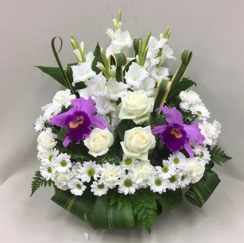 【御供】エターナルリング_カトレアのアレンジメント_60_DS-OS