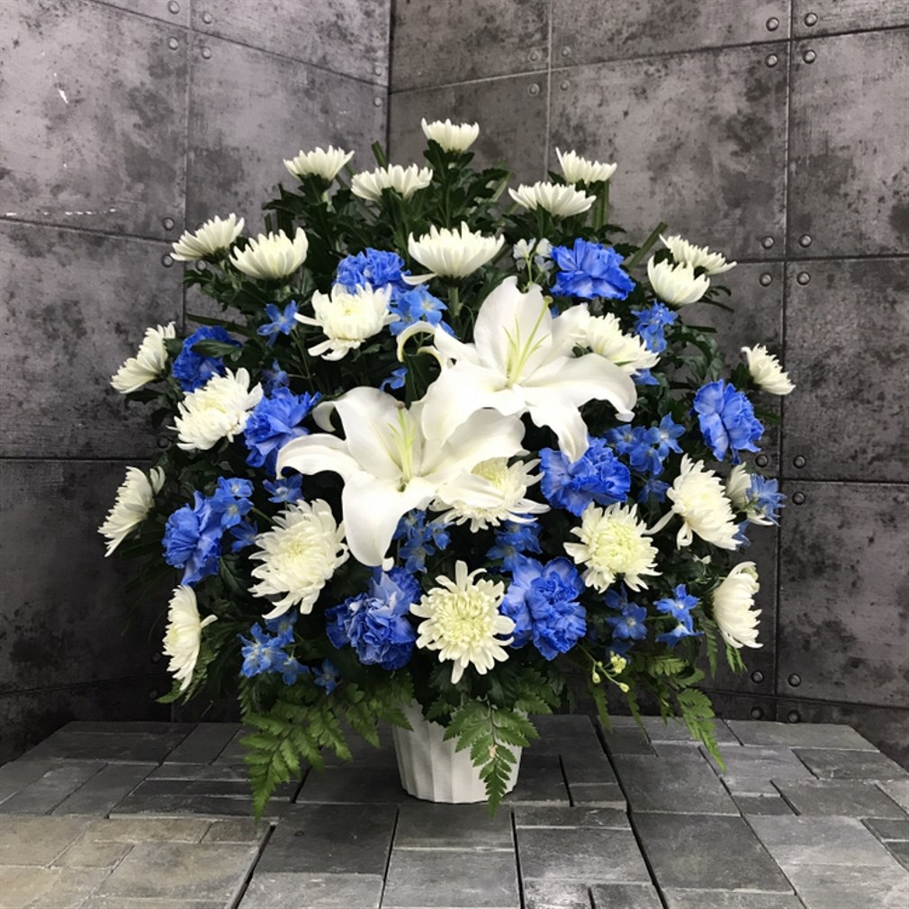 【御供】ユリ菊入りMIXアレンジメント　WB_63_SP-OS