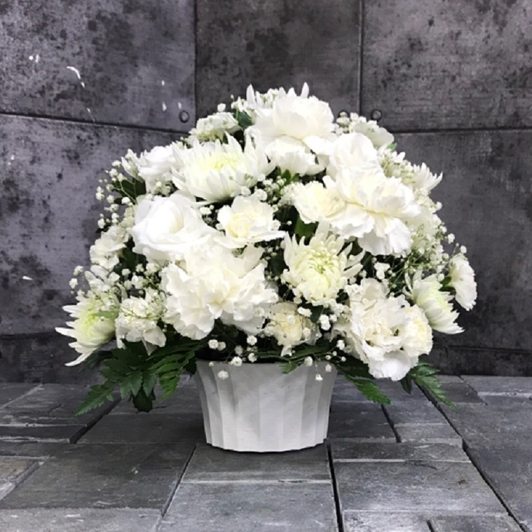 【御供】菊とカーネーションのMIXアレンジメントW_26_MS-OS